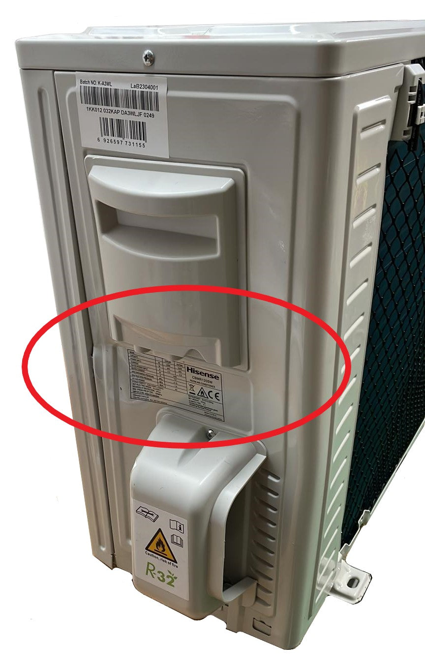 area occasioni climatizzatore condizionatore hisense inverter serie halo 12000 btu cbmr1205g + cbmr1205w r 32 wi fi optional a++ a+