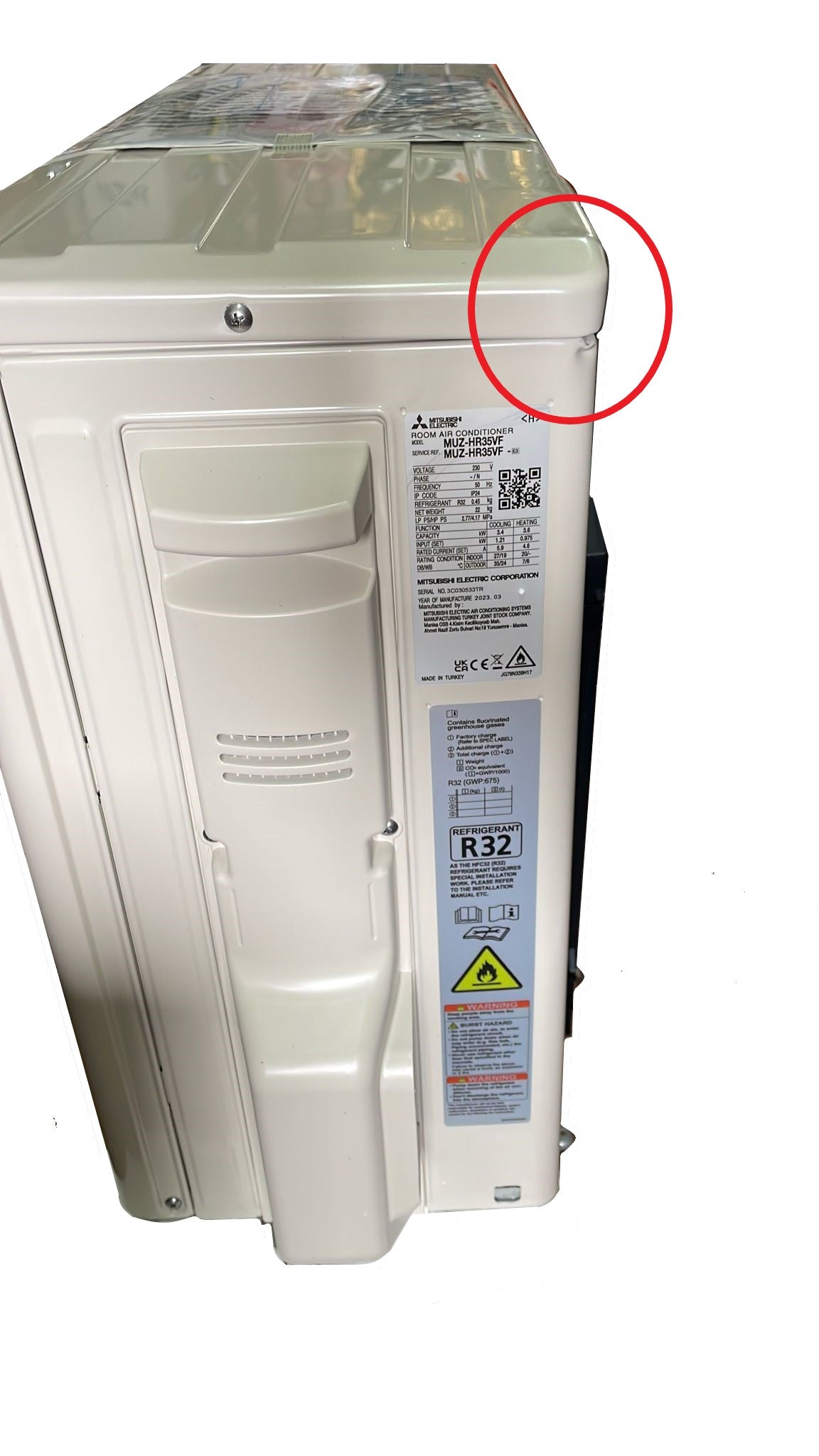 area occasioni climatizzatore condizionatore mitsubishi electric inverter serie smart msz hr 12000 btu msz hr35vf r 32 wi fi optional classe a++ a+ 35304