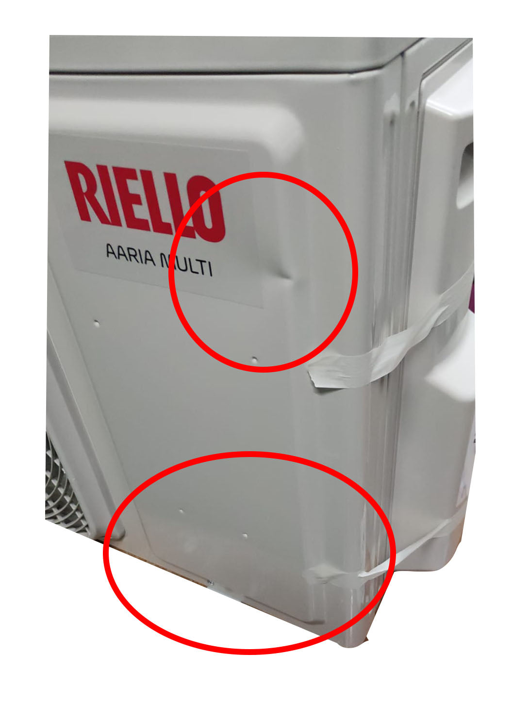 area occasioni climatizzatore condizionatore riello dual split inverter serie aaria plus 9_12 con aaria multi 250 p r 32 wi fi optional 9000_12000