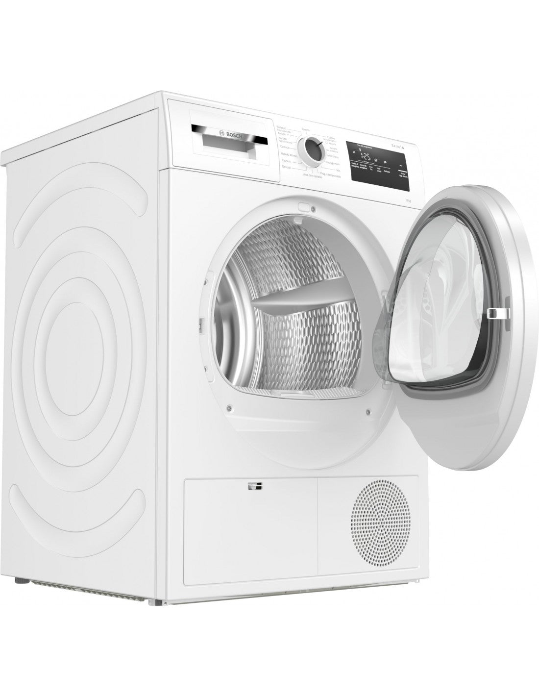 asciugatrice a pompa di calore 8 kg bosch wth85v18ii classe a++ a84 2xl59 8xp61 3 easyclean autodry