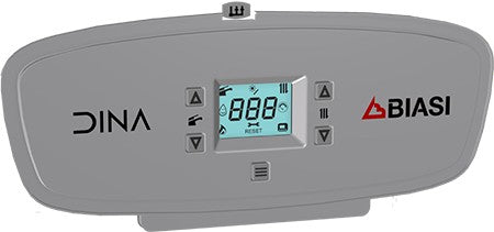 biasi caldaia a condensazione biasi dina 30 metanogpl wi fi optional completa di kit scarico fumi