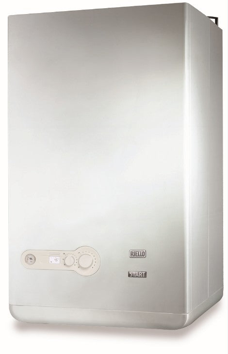 caldaia riello start aqua condens 25 bis a condensazione con bollitore di 45 lt completa di kit scarico fumi metano erp