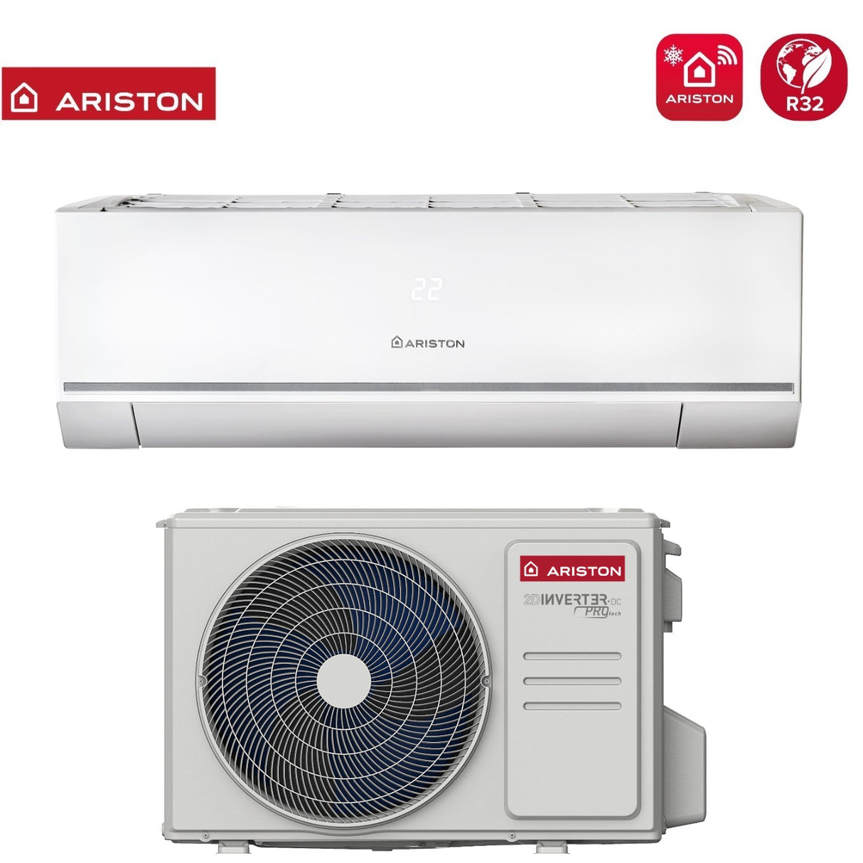 climatizzatore condizionatore ariston inverter serie nevis 25 9000 btu classe a__ new 2018 4230