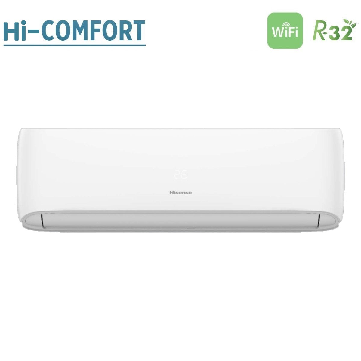 climatizzatore condizionatore hisense inverter serie hi comfort 12000 btu cf35mr04g r 32 wi fi optional classe a__ a_ novita