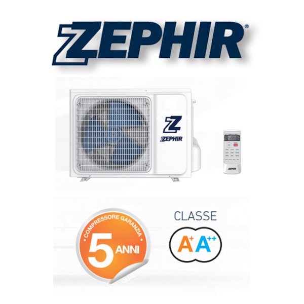 climatizzatore condizionatore inverter zephir serie elegance 12000 btu r 32 zcm12000