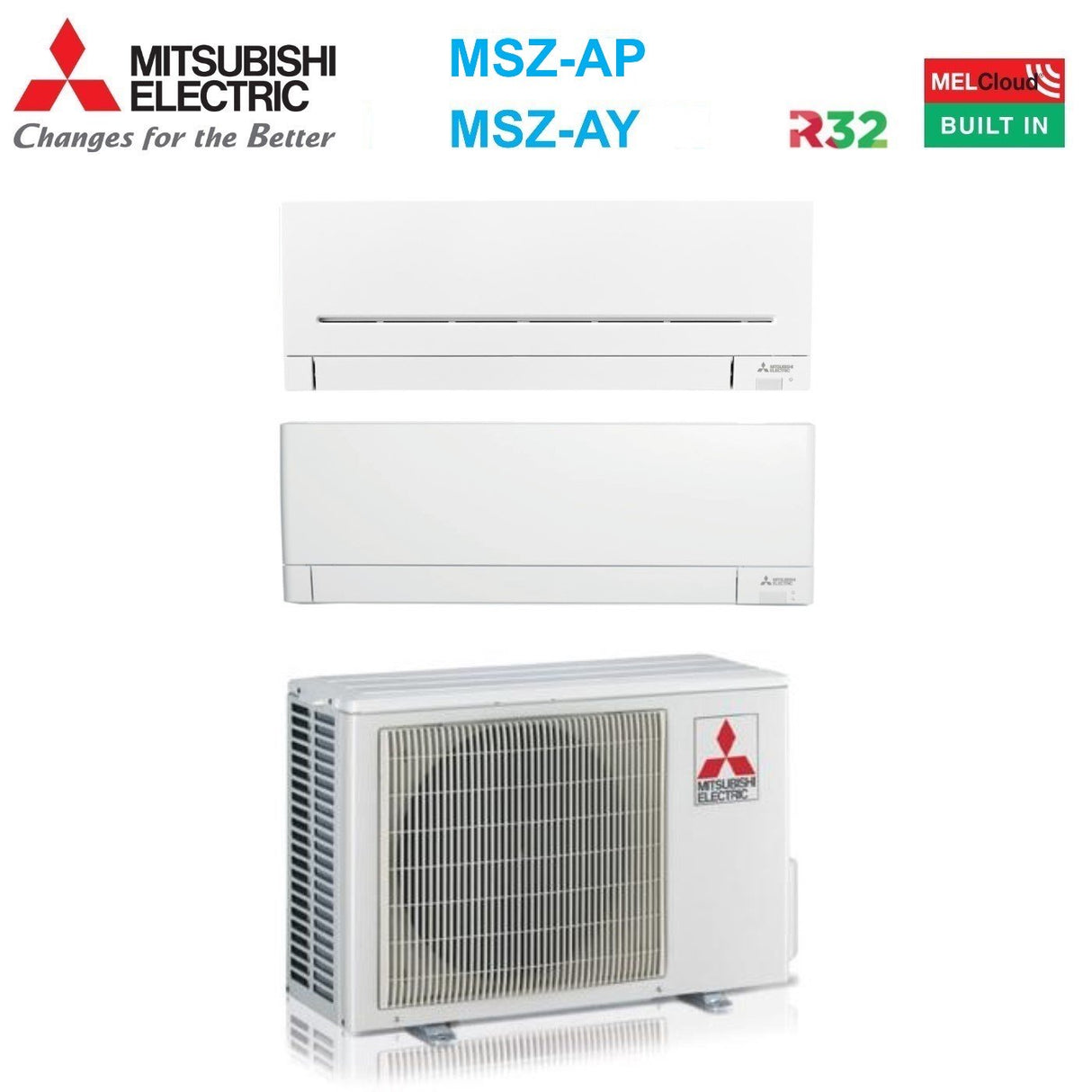 climatizzatore condizionatore mitsubishi electric dual split inverter serie ap vgk 7_12 con mxz 2f42vf2 r 32 wi fi integrato 7000_12000 8853