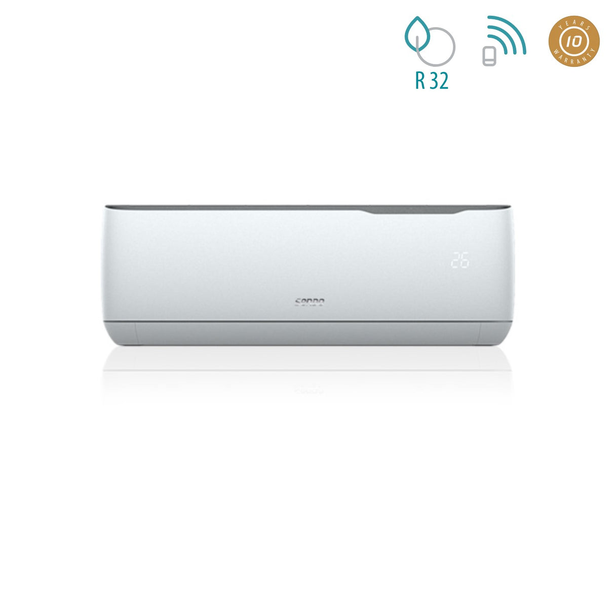 climatizzatore condizionatore sendo inverter serie aeolos 24000 btu snd 24alsi id r 32 wi fi integrato