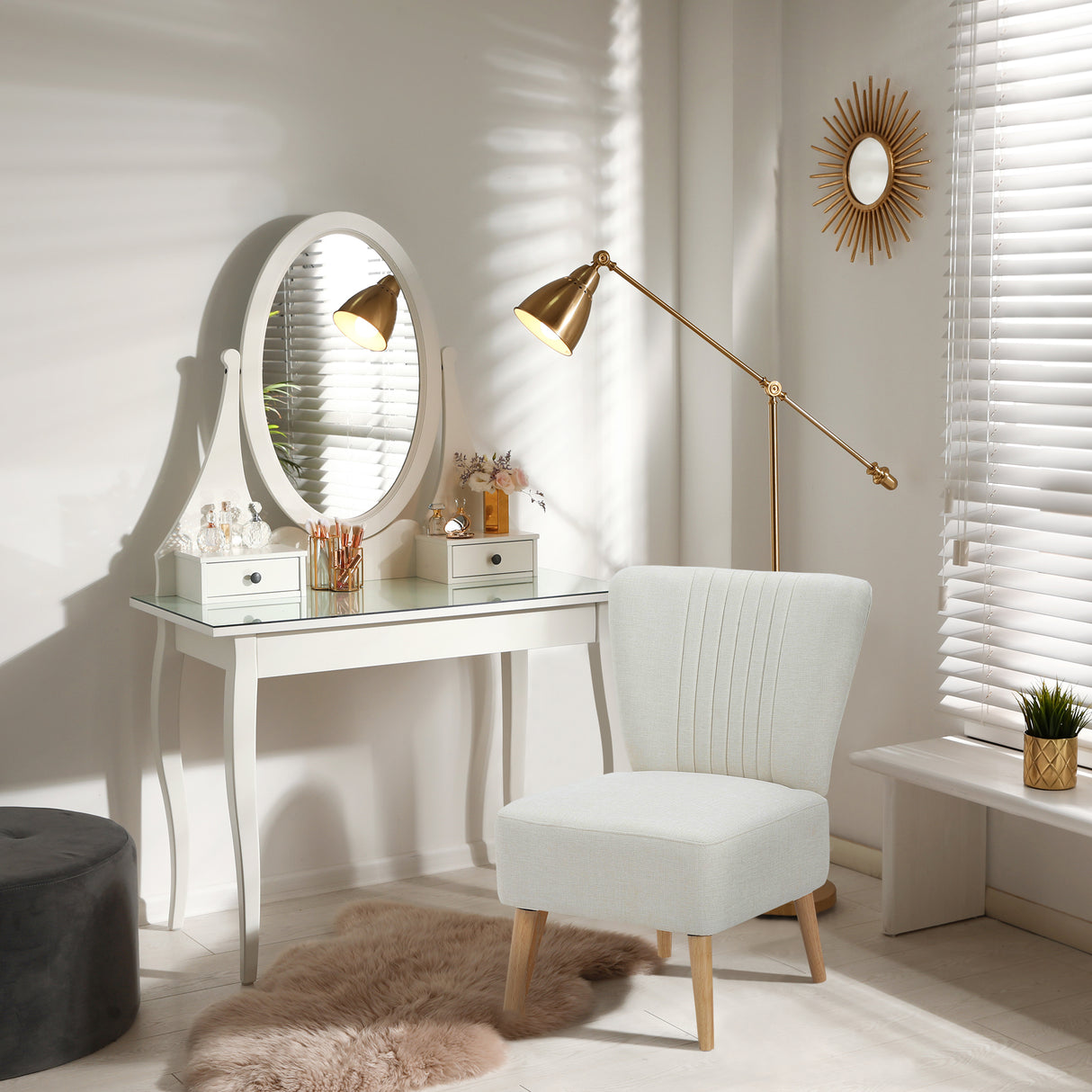 easycomfort easycomfort poltrona imbottita per soggiorno e sala in stile nordico poltroncina da camera in tessuto e gambe in legno bianco