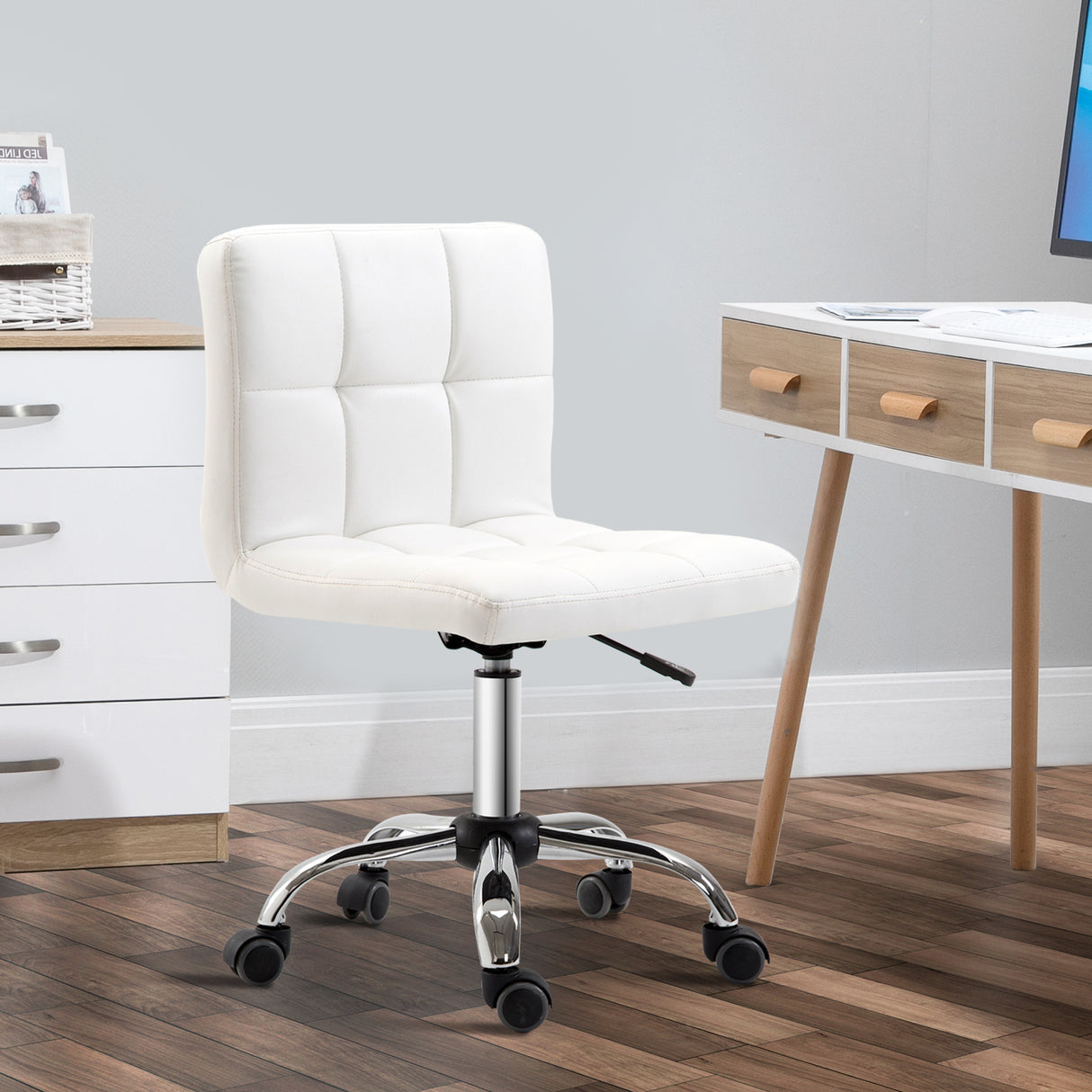 easycomfort easycomfort sedia da ufficio ergonomica sedia girevole altezza regolabile in pelle sintetica 46 51 80 92cm ean 8054111848343