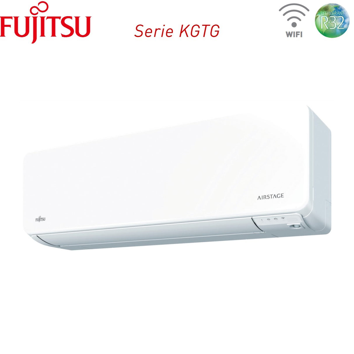 fujitsu unita interna a parete fujitsu serie kg 7000 btu aseh07kgtg r 32 wi fi integrato ean 4974437047463