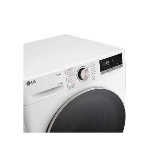 lg lavasciuga a carico frontale lg d4r7011tswg serie r7 11 kg lavaggio classe a 10 6 kg asciugatura classe d 1360 giri a85l60p565 wi fi bianco ean 8806084051202