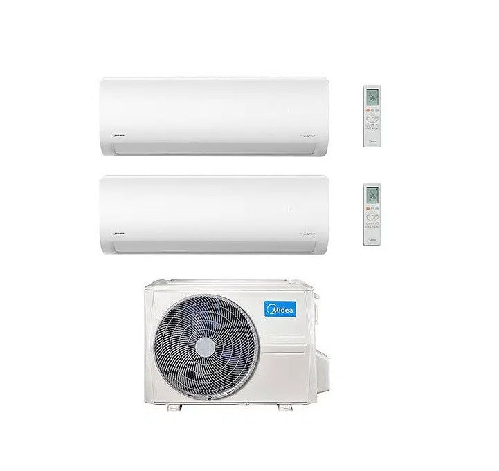 midea condizionatore midea dual split inverter serie xtreme pro 900012000 btu con m2oe 18 r 32 wi fi integrato