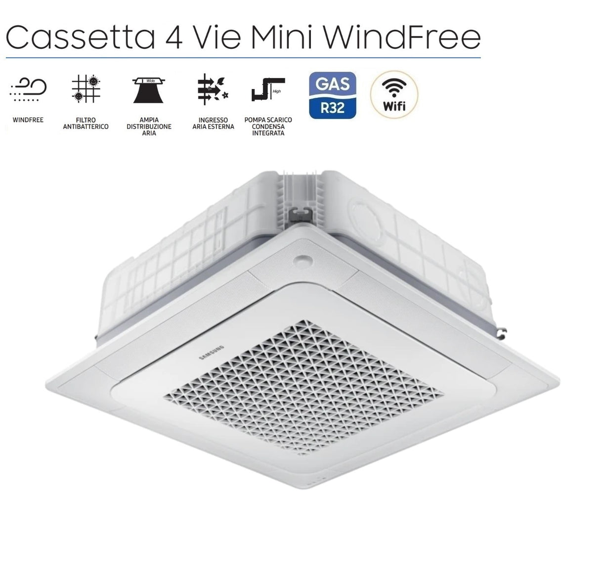 immagine-2-samsung-unita-interna-mini-cassetta-a-4-vie-samsung-windfree-7000-btu-aj020tnndkgeu-r-32-wi-fi-optional-con-griglia-inclusa