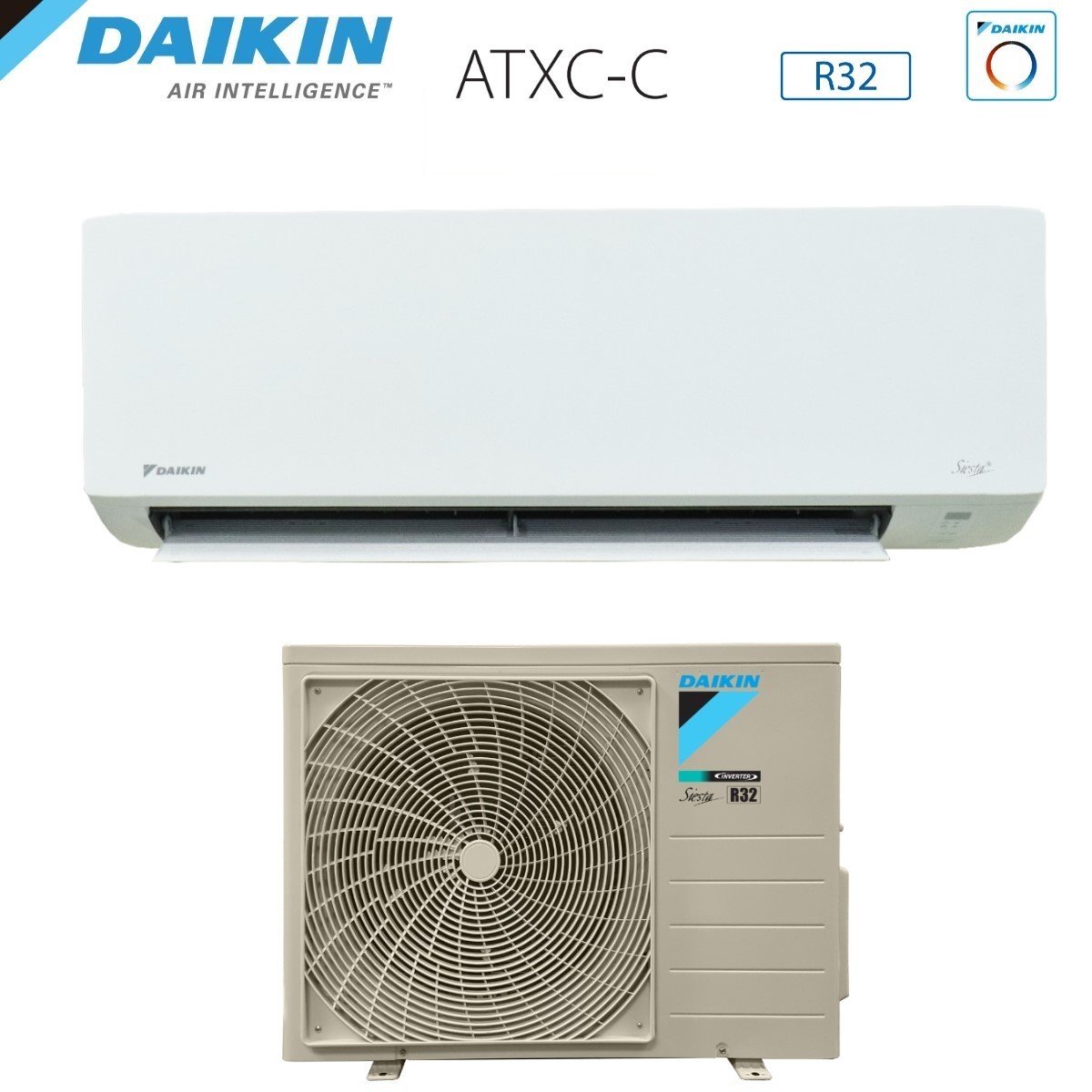 super offerta climatizzatore condizionatore daikin inverter serie siesta atxc c 9000 btu atxc35c _ arxc25c r 32 wi fi optional classe a__ a_