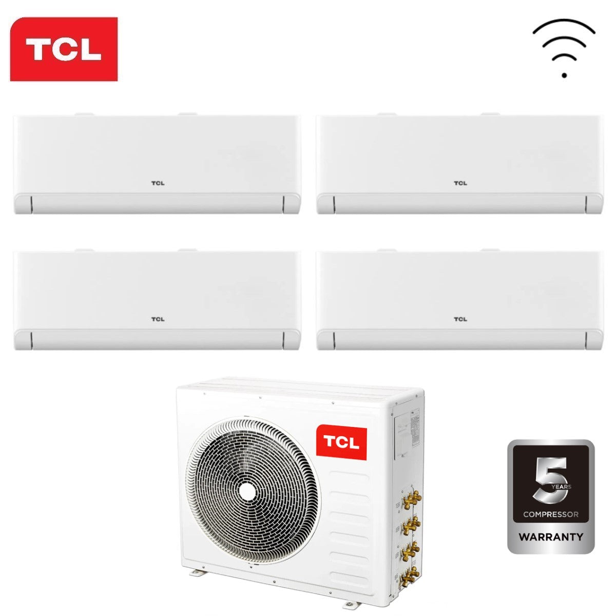 tcl climatizzatore condizionatore tcl quadri split inverter serie breezein 99912 con mt3240 r 32 wi fi integrato 90009000900012000