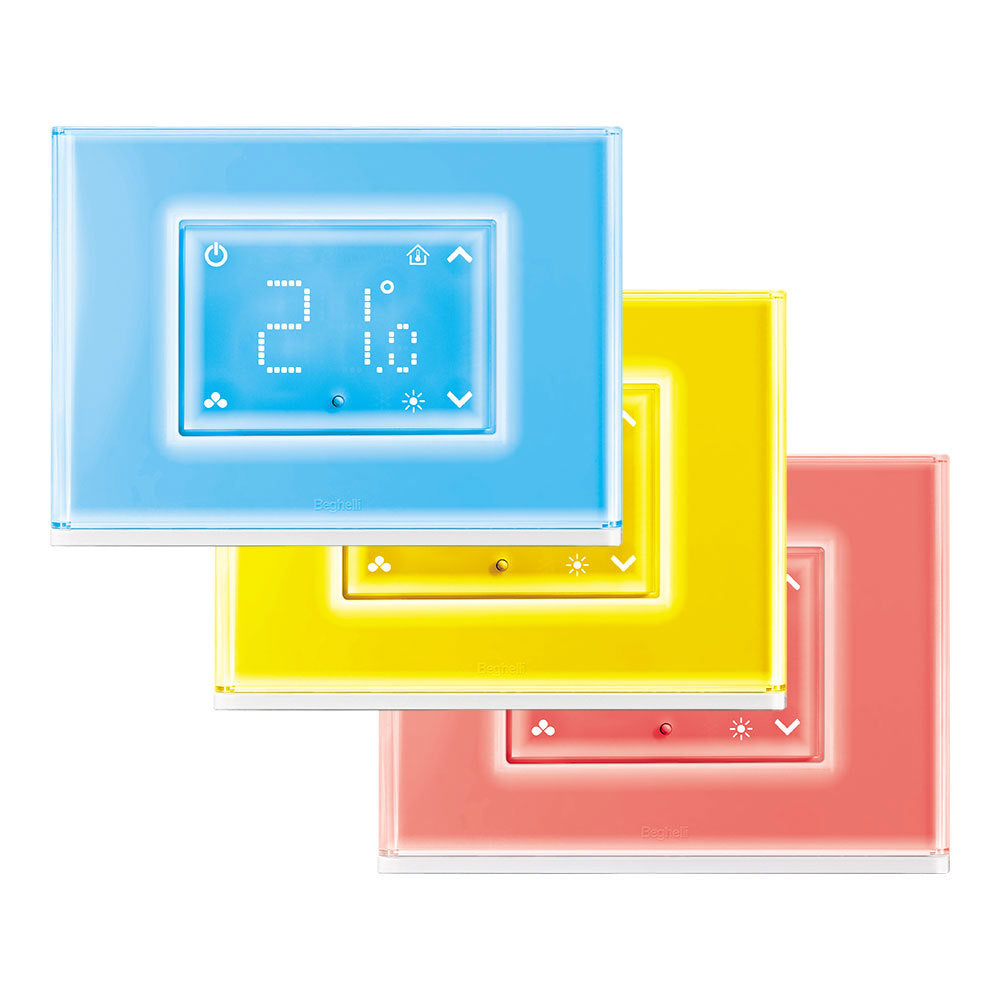 termostato beghelli dom e con display touch luminoso