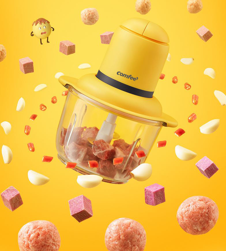 tritatutto elettrico comfee mj lz30w223 300w giallo 38205