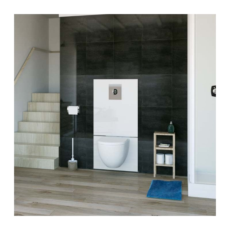 trituratore sfa saniwall pro up piastrellabile con telaio da incasso e cassetta di scarico grohe