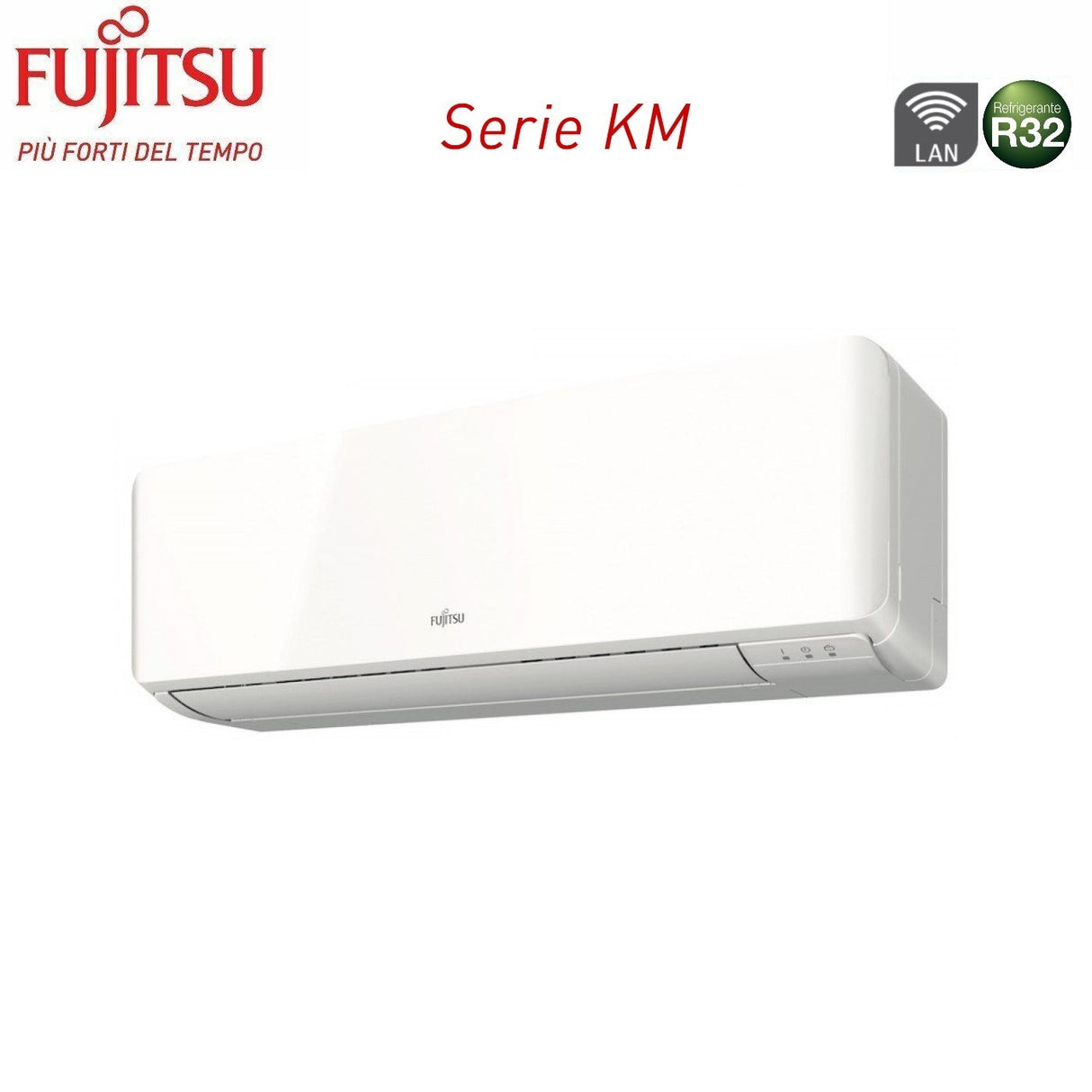 unita interna a parete fujitsu serie km 14000 btu asyg14kmcf r 32 wi fi integrato
