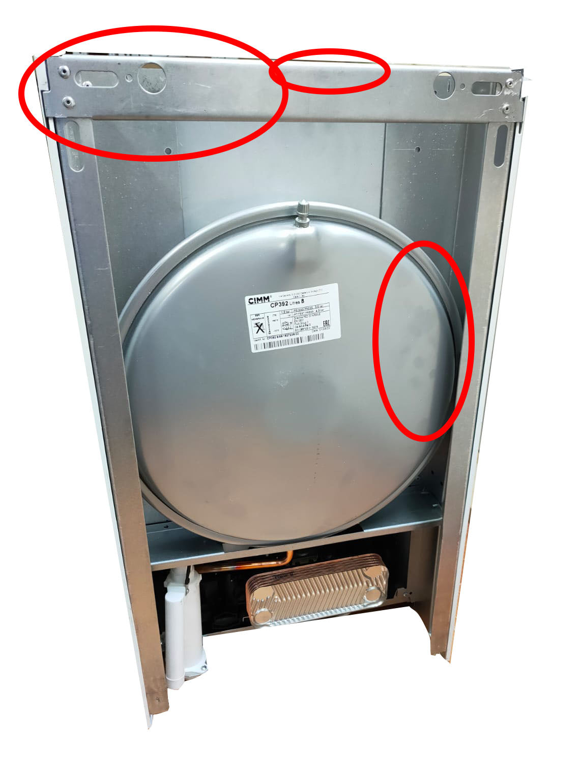 area occasioni caldaia a condensazione ferroli divacondens d plus f24 low nox metano completo di kit scarico fumi coassiale 33307