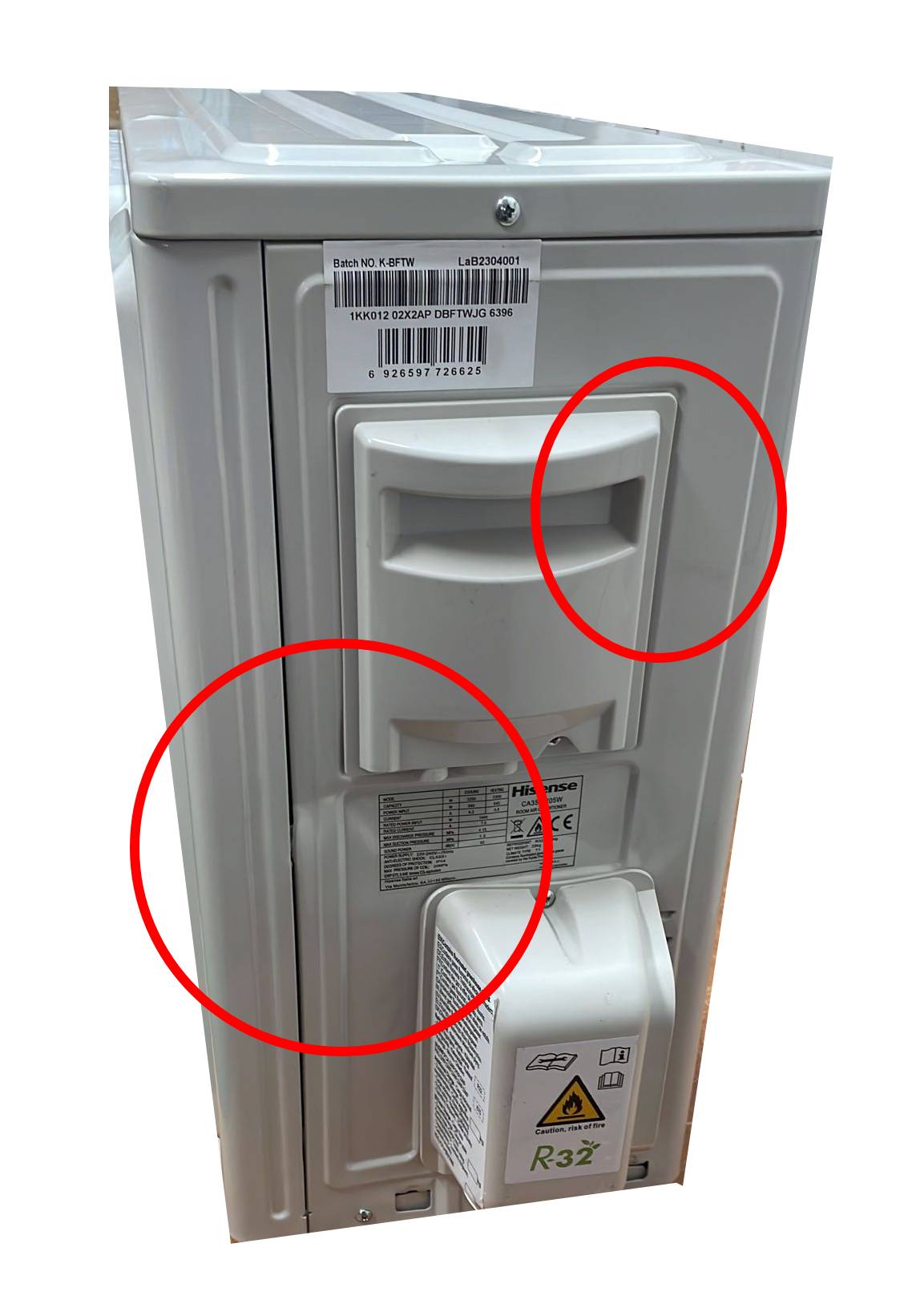 area occasioni climatizzatore condizionatore hisense inverter serie easy smart 12000 btu ca35mr05g + ca35mr05w r 32 wi fi optional classe a++ a+ novita 2023 ao1030