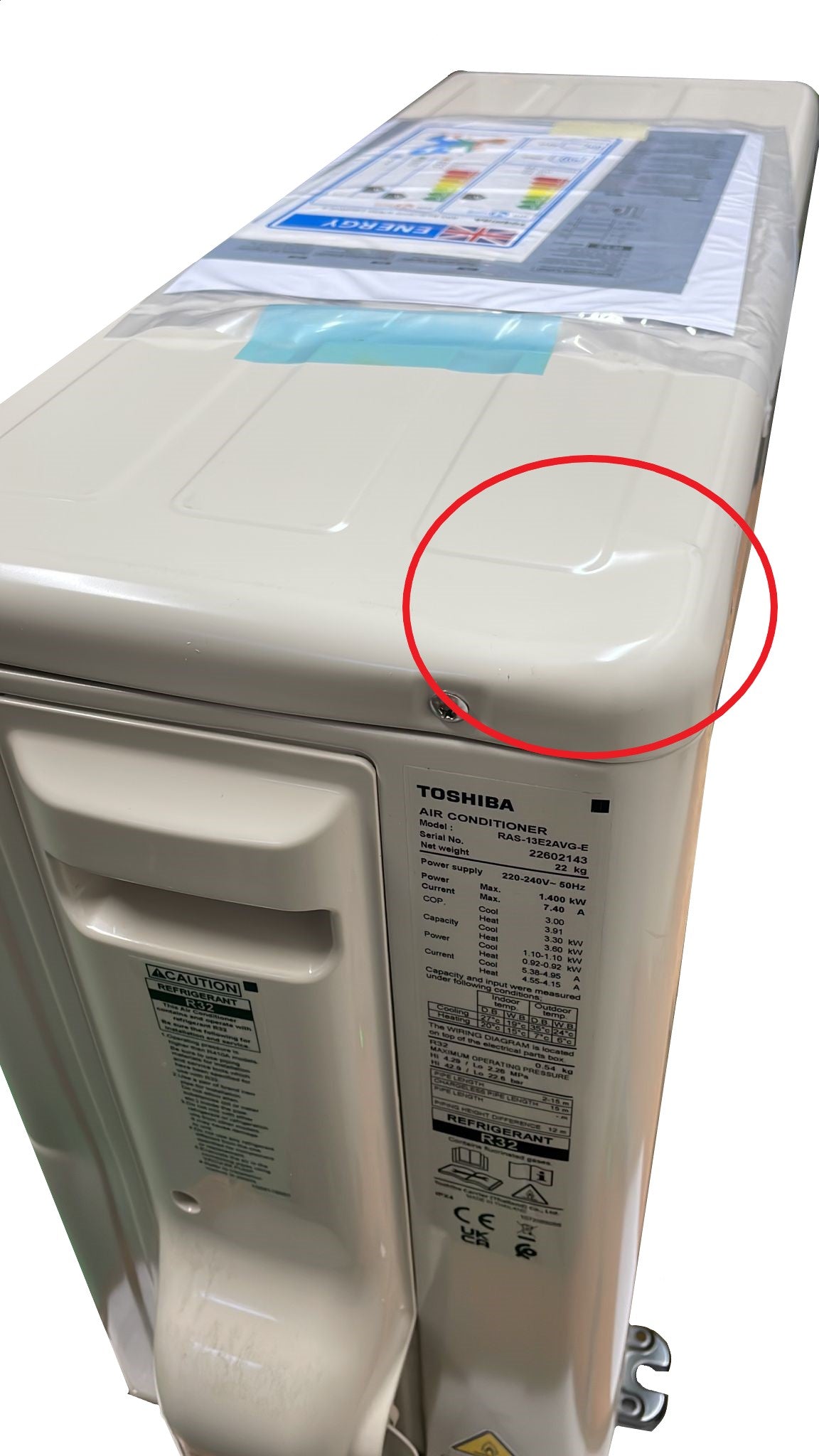 area occasioni climatizzatore condizionatore toshiba inverter serie seiya 13000 12000 btu ras b13e2kvg e r 32 wi fi optional classe a++ a++