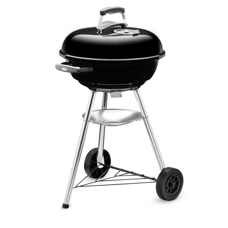 barbecue a carbone weber serie compact kettle 47 cm nero cod. 1221004