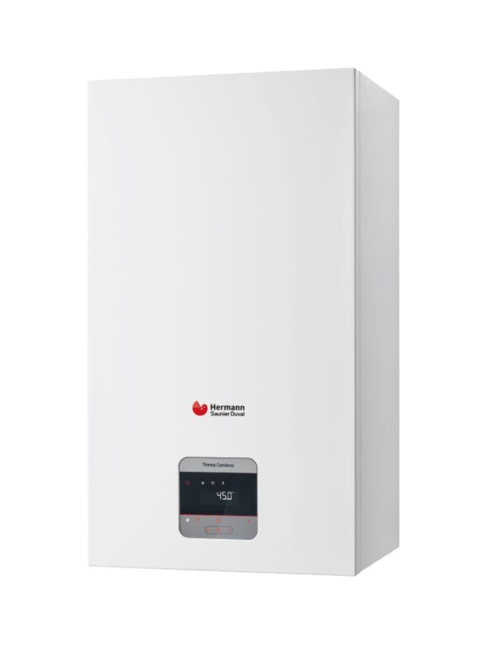 caldaia hermann saunier duval thema condens 30 sb solo riscaldamento a condensazione completa di kit fumi low nox metano o gpl