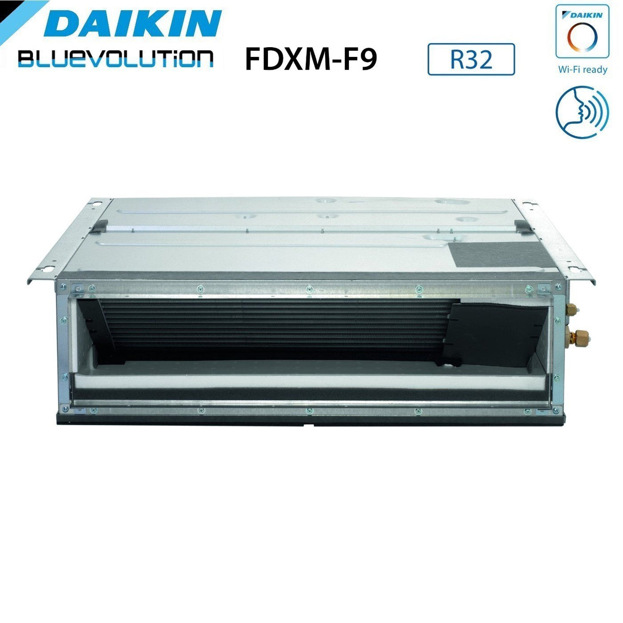 climatizzatore condizionatore daikin bluevolution dual split canalizzato canalizzabile inverter serie fdxm f9 9_12 con 2mxm40m r 32 wi fi optional 9000_12000 garanzia italiana 7820
