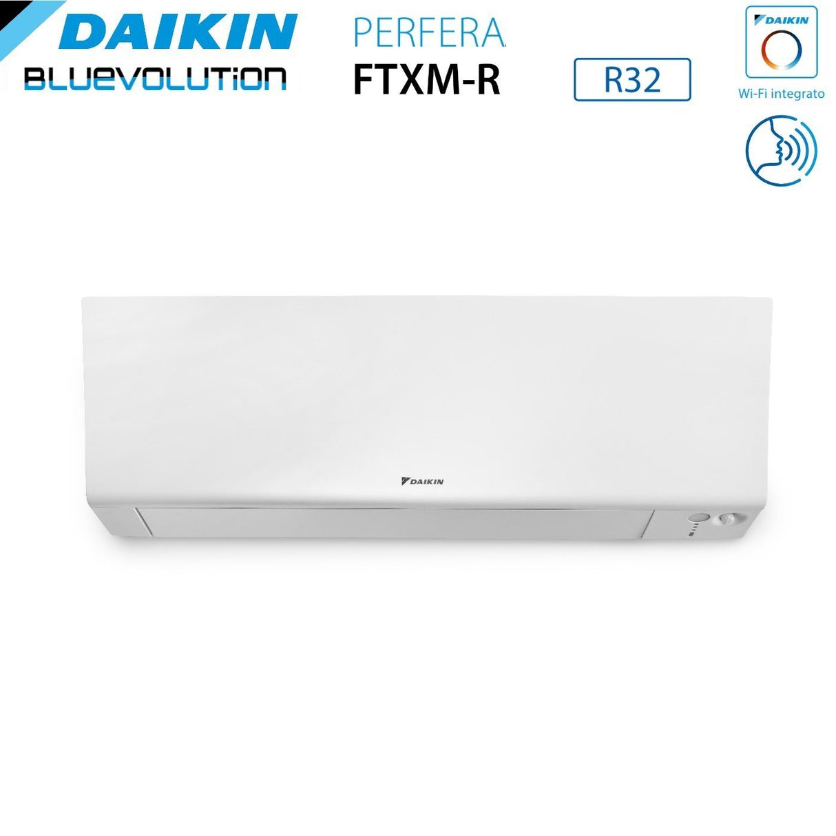 climatizzatore condizionatore daikin bluevolution dual split inverter serie ftxm r perfera wall 12_12 con 2mxm50m9 n r 32 wi fi integrato 12000_12000 garanzia italiana novita