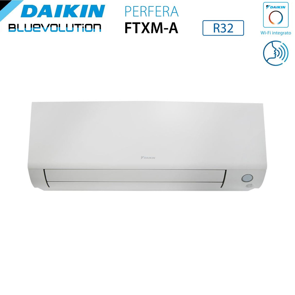 climatizzatore condizionatore daikin bluevolution dual split inverter serie perfera all season 9+12 con 2mxm40a r 32 wi fi integrato 9000+12000 garanzia italiana