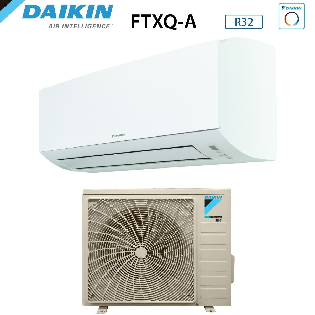 climatizzatore condizionatore daikin bluevolution inverter 12000 btu ftxq25a _ rxq25a r 32 wi fi optional a__ a_