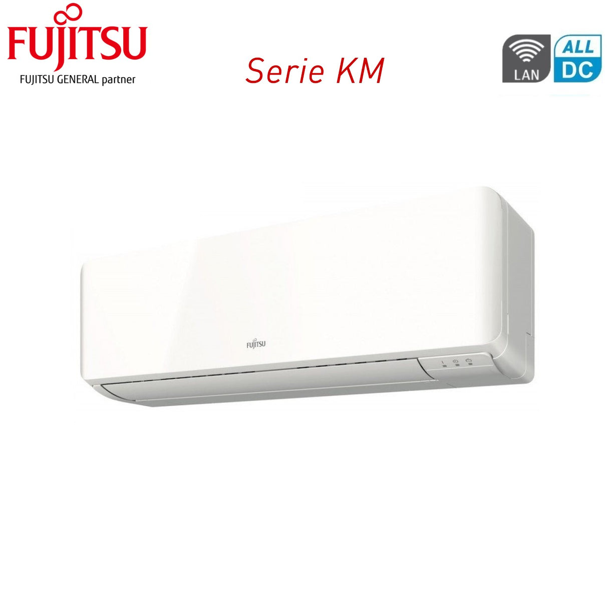 climatizzatore condizionatore fujitsu inverter serie km 12000 btu asyg12kmce codice 3ngf87170 r 32 wi fi optional classe a__ a_