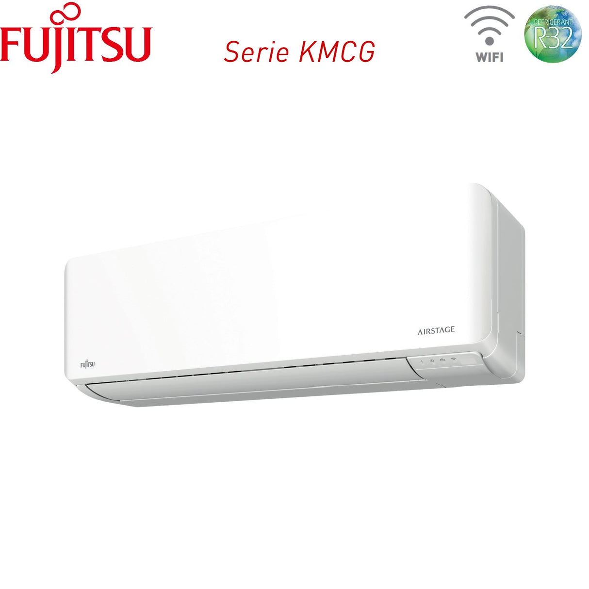climatizzatore condizionatore fujitsu trial split inverter serie km 9_9_12 con aoyg18kbta3 r 32 wi fi integrato 9000_9000_12000