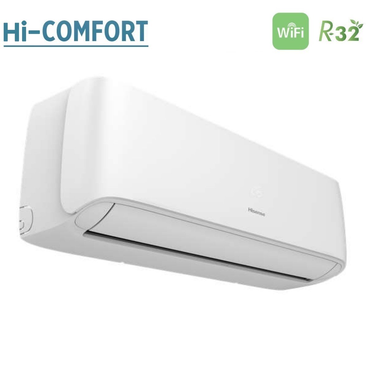 climatizzatore condizionatore hisense inverter serie hi comfort 12000 btu cf35mr04g r 32 wi fi optional classe a__ a_ novita