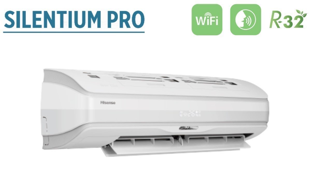 climatizzatore condizionatore hisense inverter serie silentium pro 12000 btu qd35xu00g r 32 wi fi integrato novita 2020