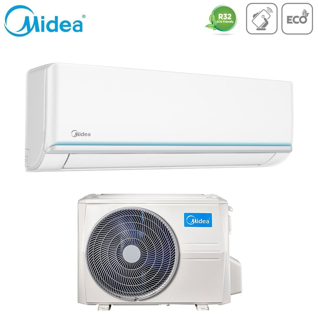 climatizzatore condizionatore midea inverter serie evolution 9000 btu msagxau 09hrdn8 r 32 wi fi optional classe a__ a_