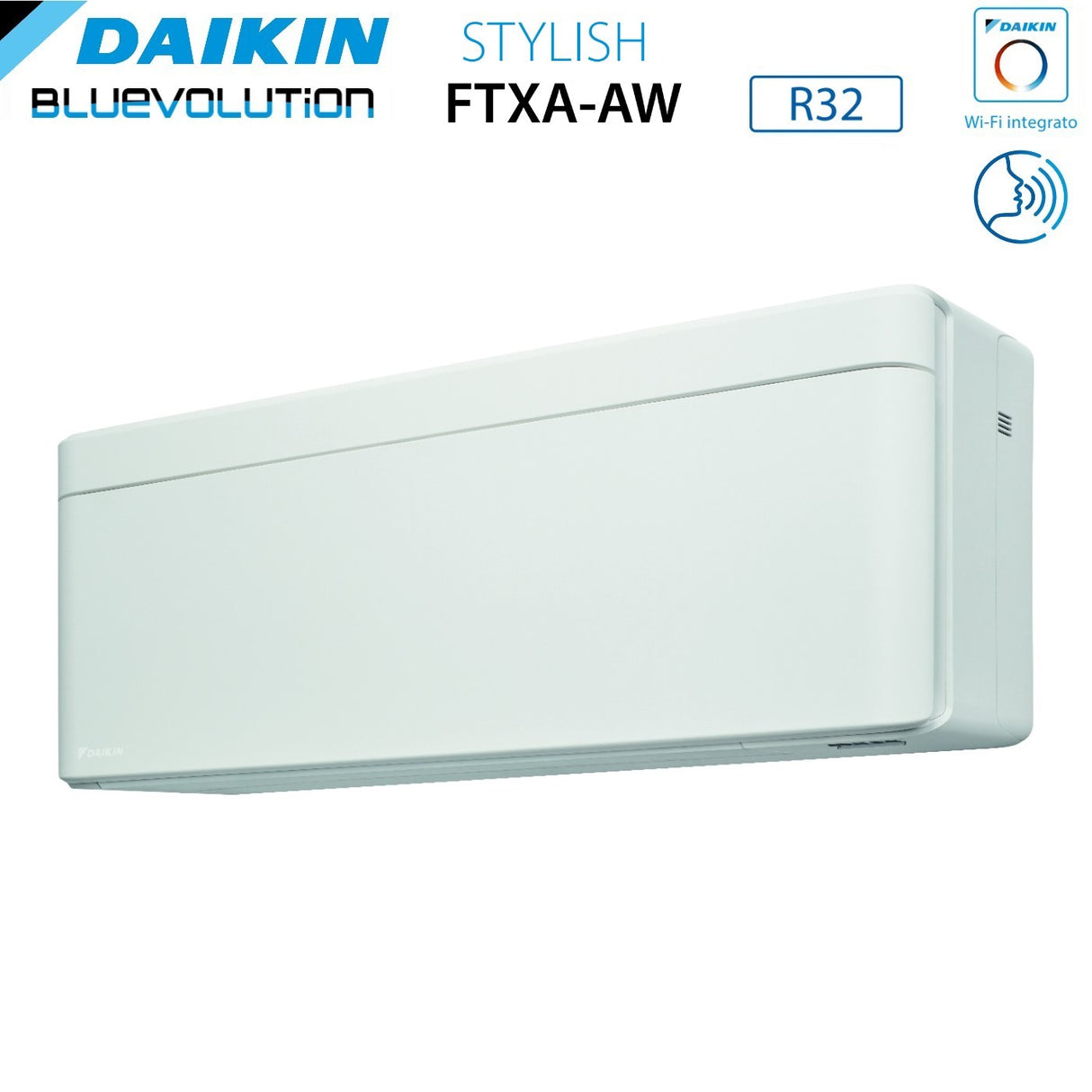 daikin condizionatore daikin penta split inverter serie stylish white 999912 con 5mxm90n r 32 wi fi integrato