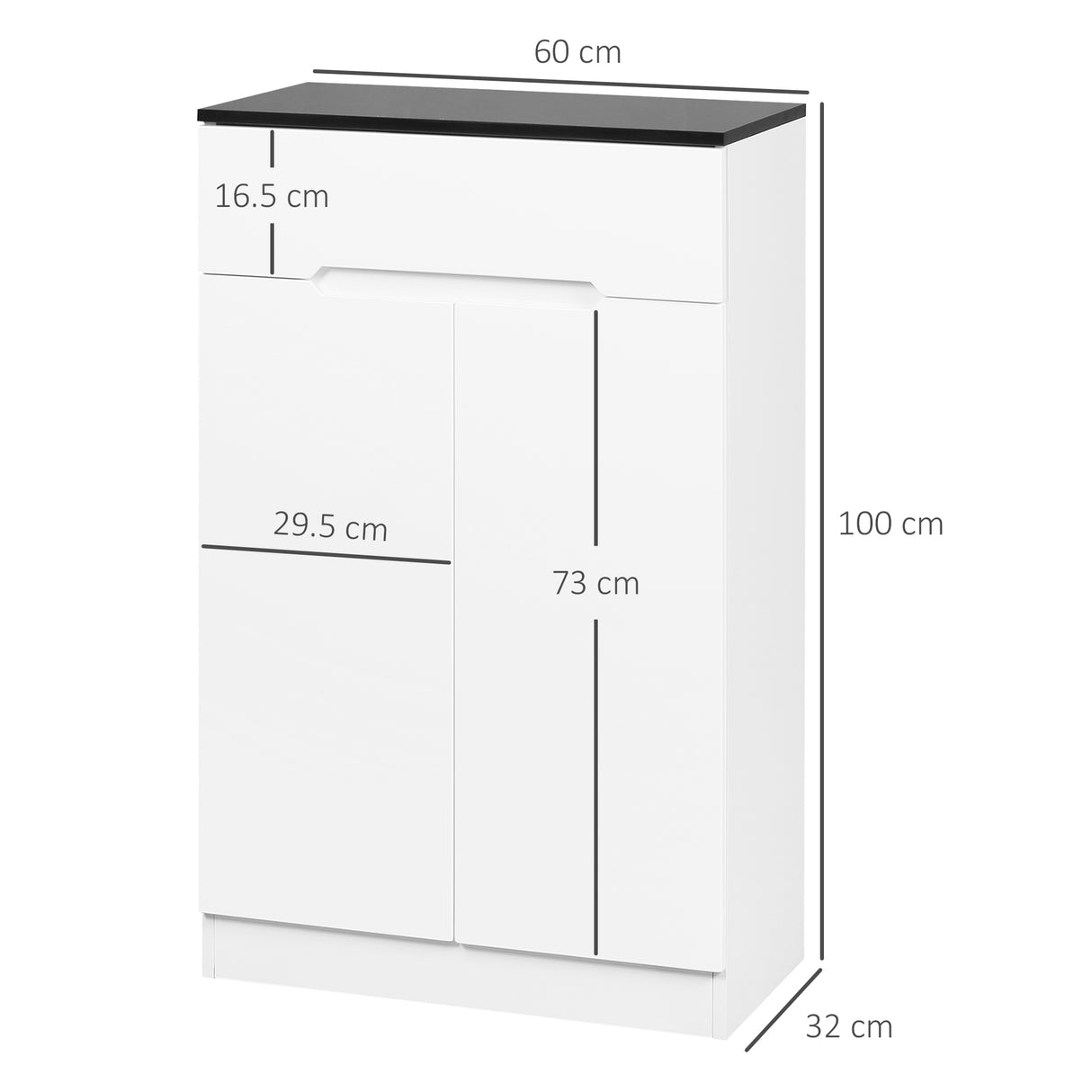 easycomfort easycomfort scarpiera slim da 12 paia max per ingressi con 3 ripiani regolabili e cassetto in truciolato bianco 60x32x100 cm