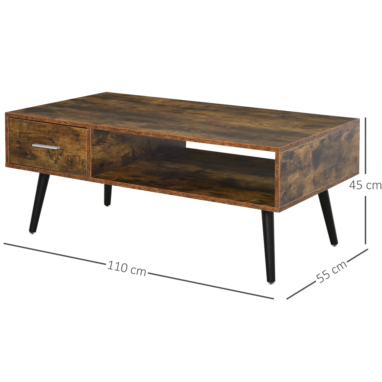 immagine-3-easycomfort-easycomfort-tavolino-da-caffe-per-soggiorno-in-stile-industriale-tavolino-da-salotto-moderno-con-1-cassetto-e-1-ripiano-110x55x45cm-nero-e-color-legno-ean-8054144132709
