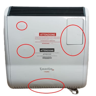 fondital area occasioni 2270 radiatore a gas stufa convettiva fondital gazelle evo 3000 metano da 272 kw kit fumi in omaggio