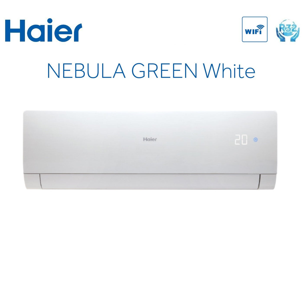 super offerta climatizzatore condizionatore haier inverter serie nebula green white 12000 btu as35s2sn2fa r 32 wi fi integrato classe a__
