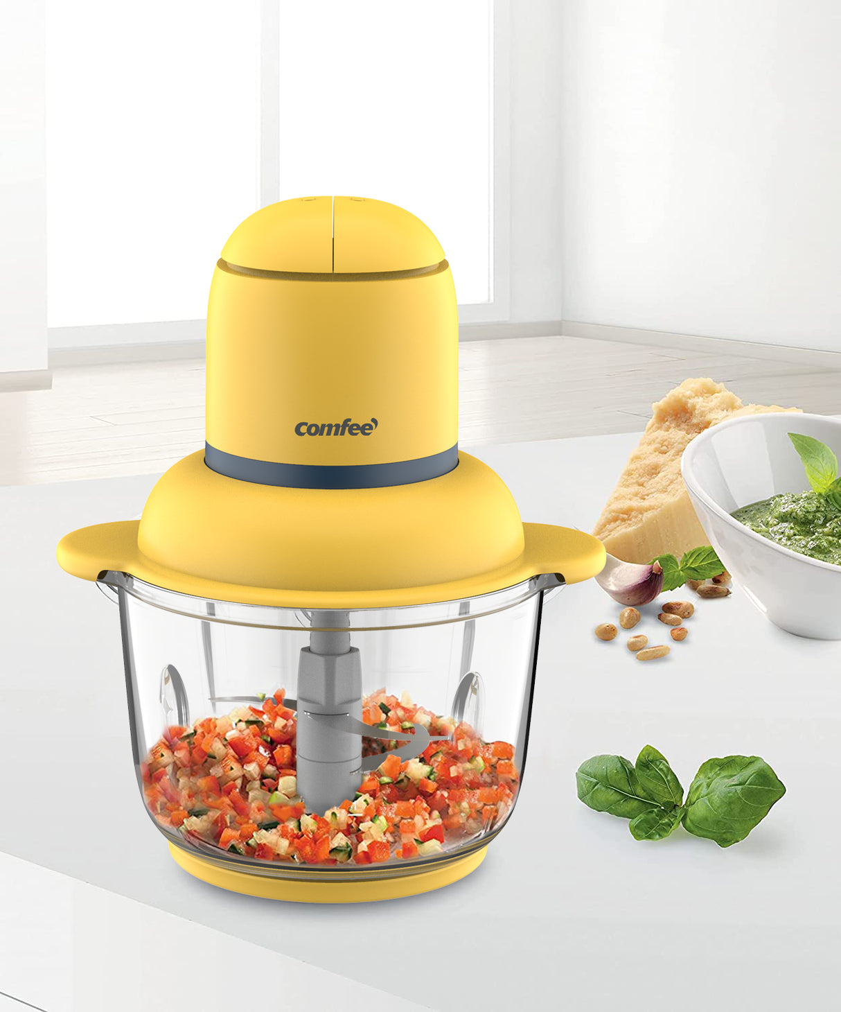 tritatutto elettrico comfee mj lz30w223 300w giallo 38205