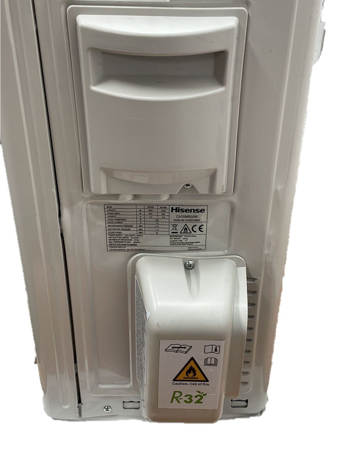 area occasioni climatizzatore condizionatore hisense inverter serie easy smart 12000 btu ca35mr05g + ca35mr05w r 32 wi fi optional classe a++ a+ 35276