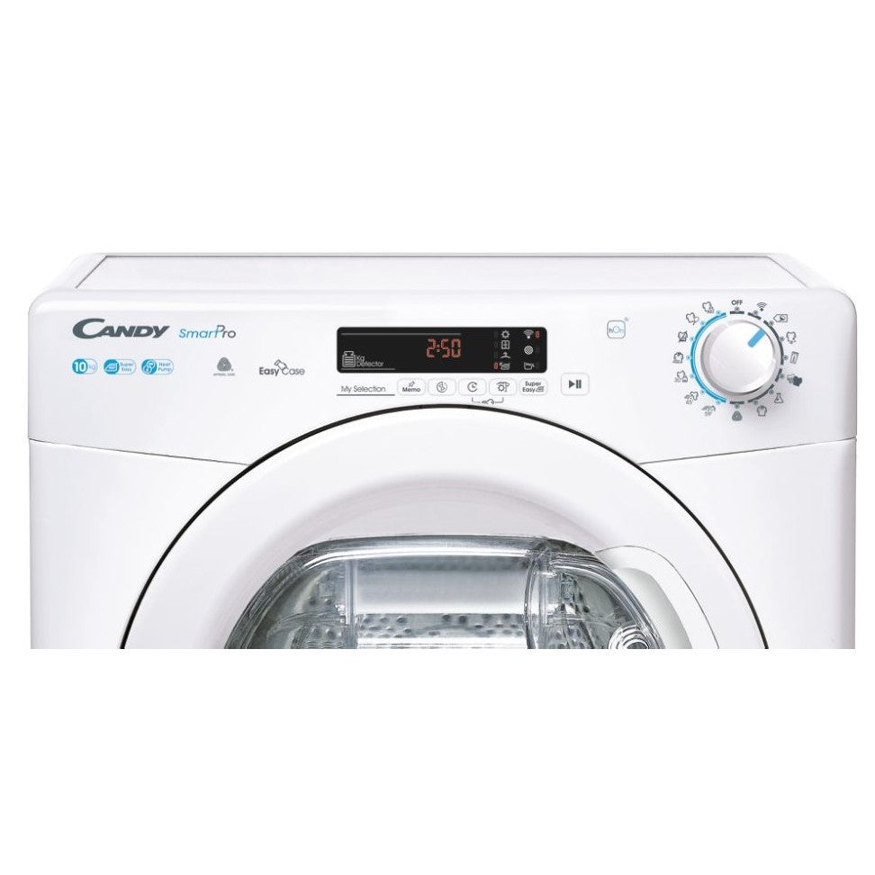 asciugatrice a pompa di calore 10 kg candy csoe h10a2de s profondita 59 cm wifi e partenza ritardata csoeh10a2de s classe a__