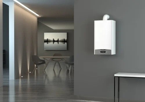 caldaia a gas ariston clas one 24 eu a condensazione completa di kit scarico fumi metano erp