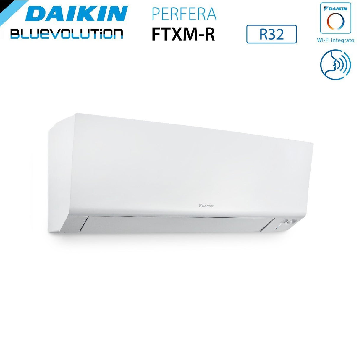 climatizzatore condizionatore daikin bluevolution dual split inverter serie ftxm r perfera wall 7+7 con 2mxm40a r 32 wi fi integrato 7000+7000 garanzia italiana