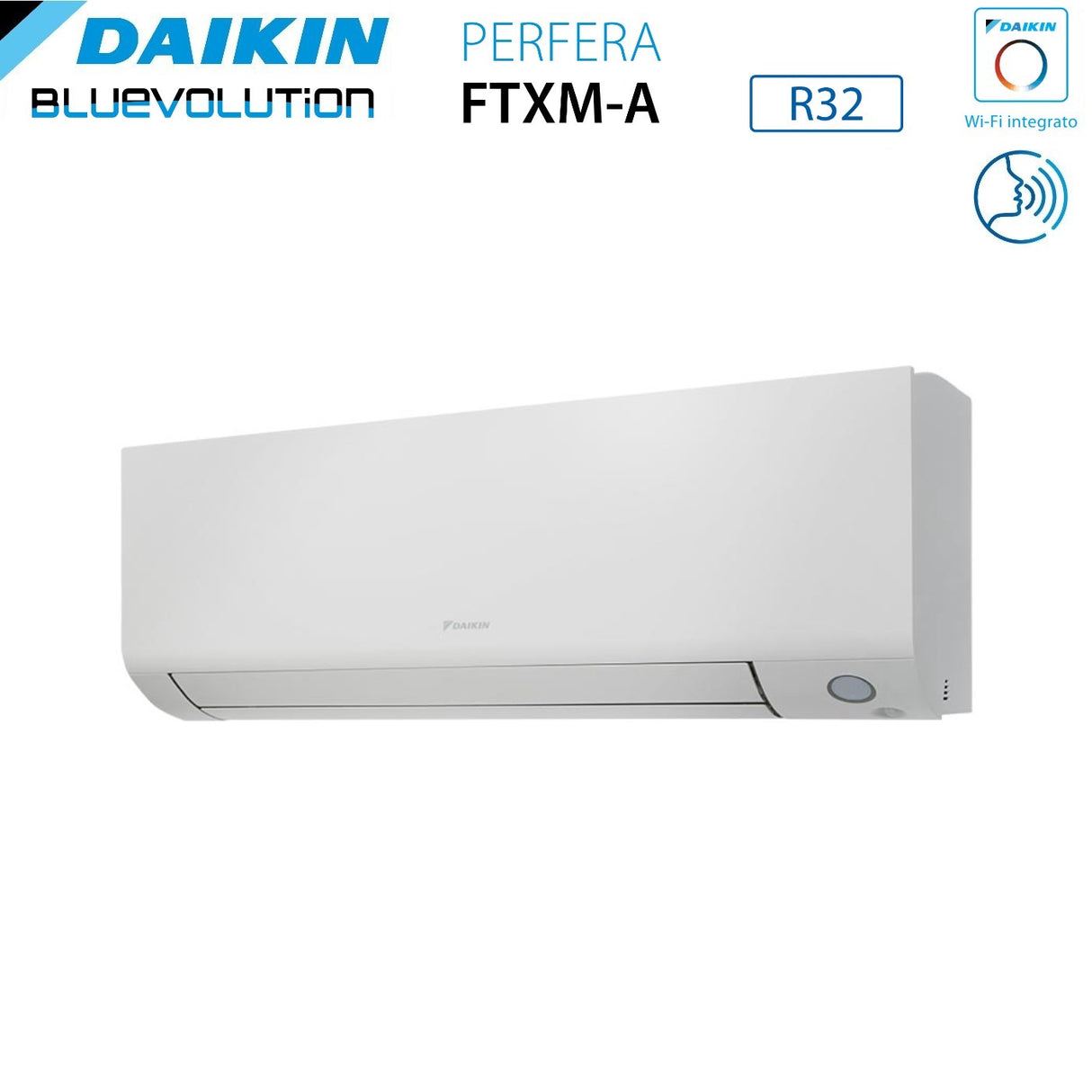 climatizzatore condizionatore daikin bluevolution dual split inverter serie perfera all season 5+12 con 2mxm50a r 32 wi fi integrato 5000+12000 garanzia italiana