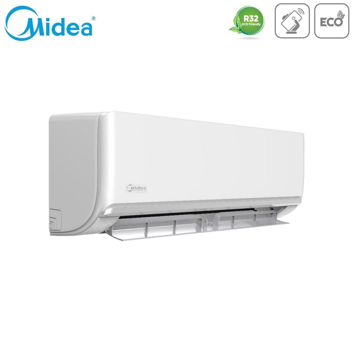 climatizzatore condizionatore midea dual split inverter serie exclusive 9_12 con m2oe 18hfn8 q r 32 wi fi optional 9000_12000