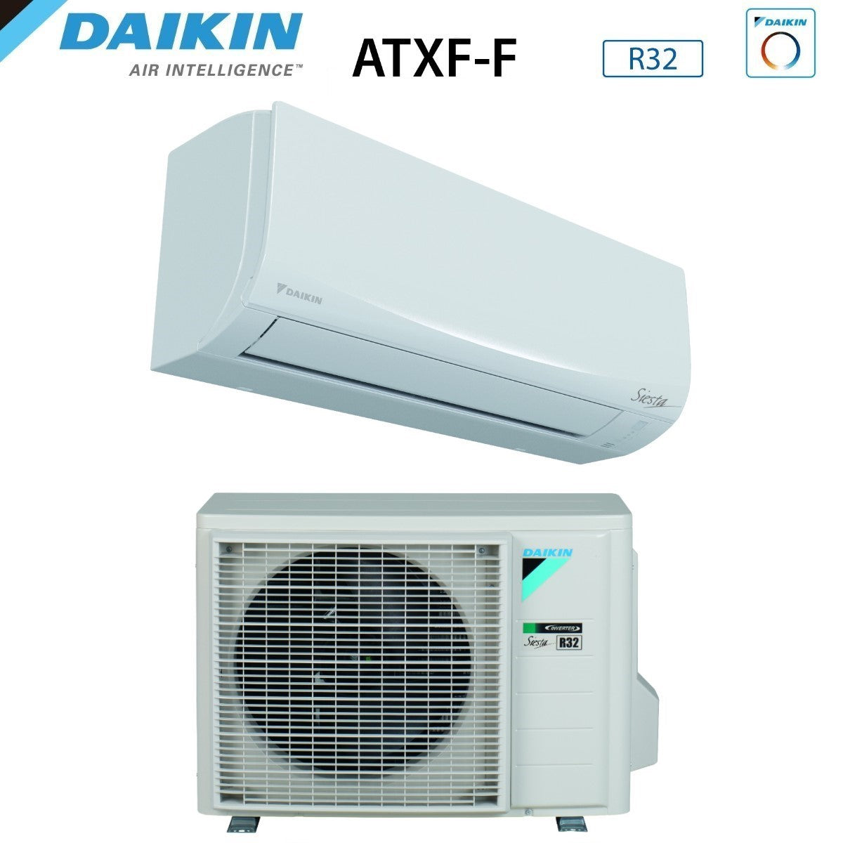 daikin condizionatore daikin inverter serie siesta atxf f 9000 btu atxf25f arxf25f r 32 wi fi integrato classe aa